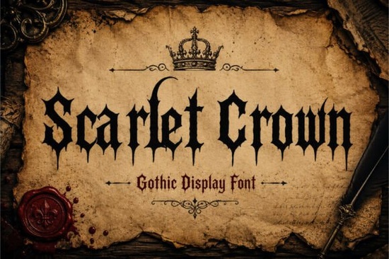 Scarlet Crown Font